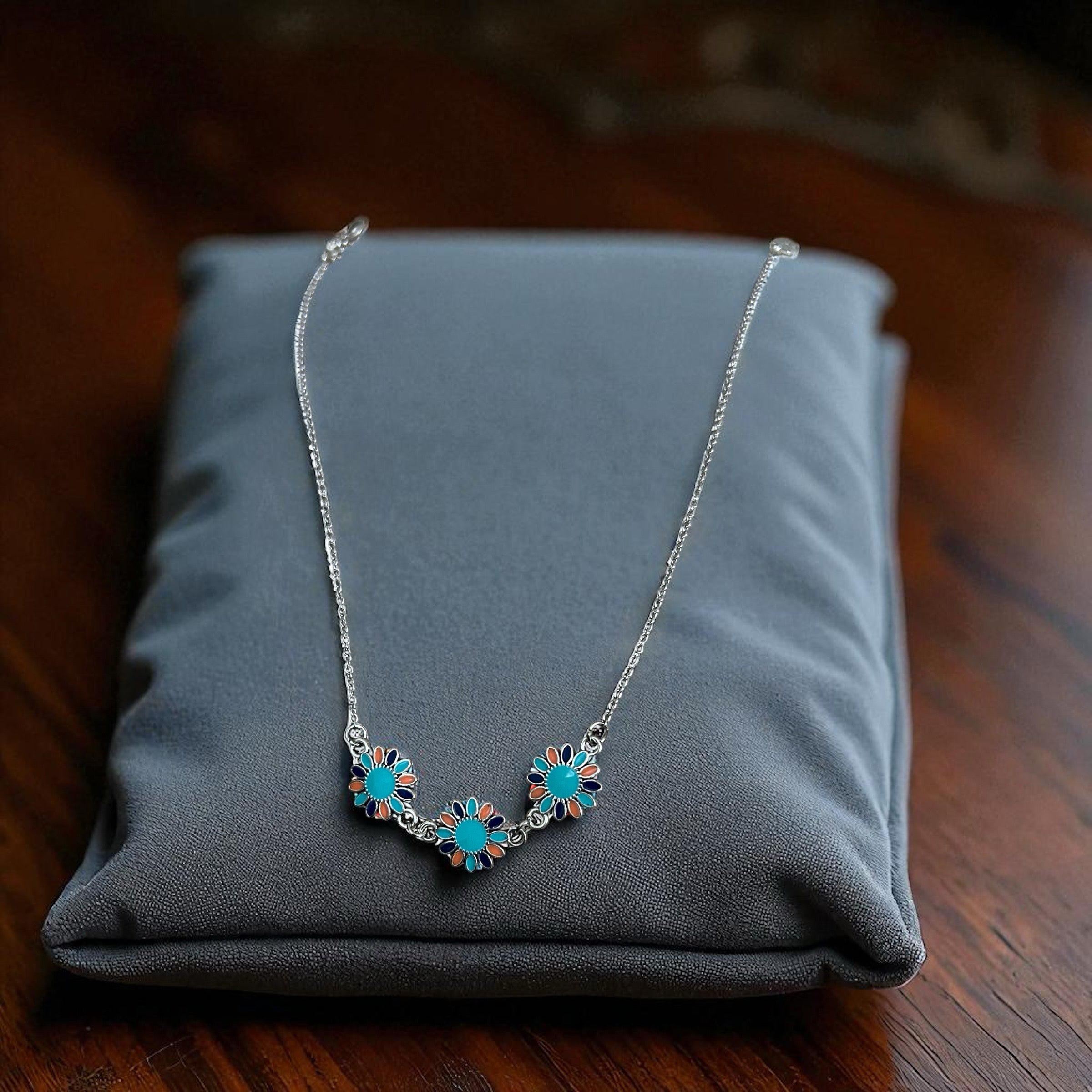 The Serenity Cluster - Elegant Floral Statement Jewelry