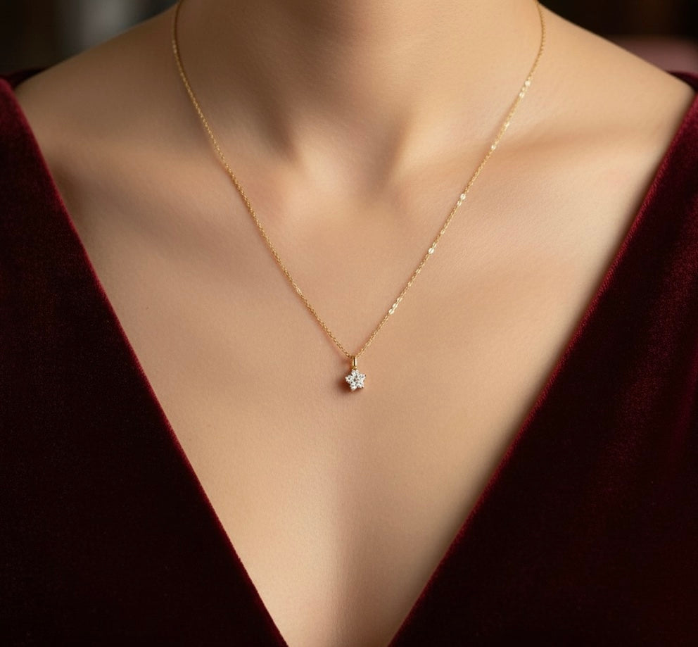 The Stella Divine - Delicate Dainty Necklace