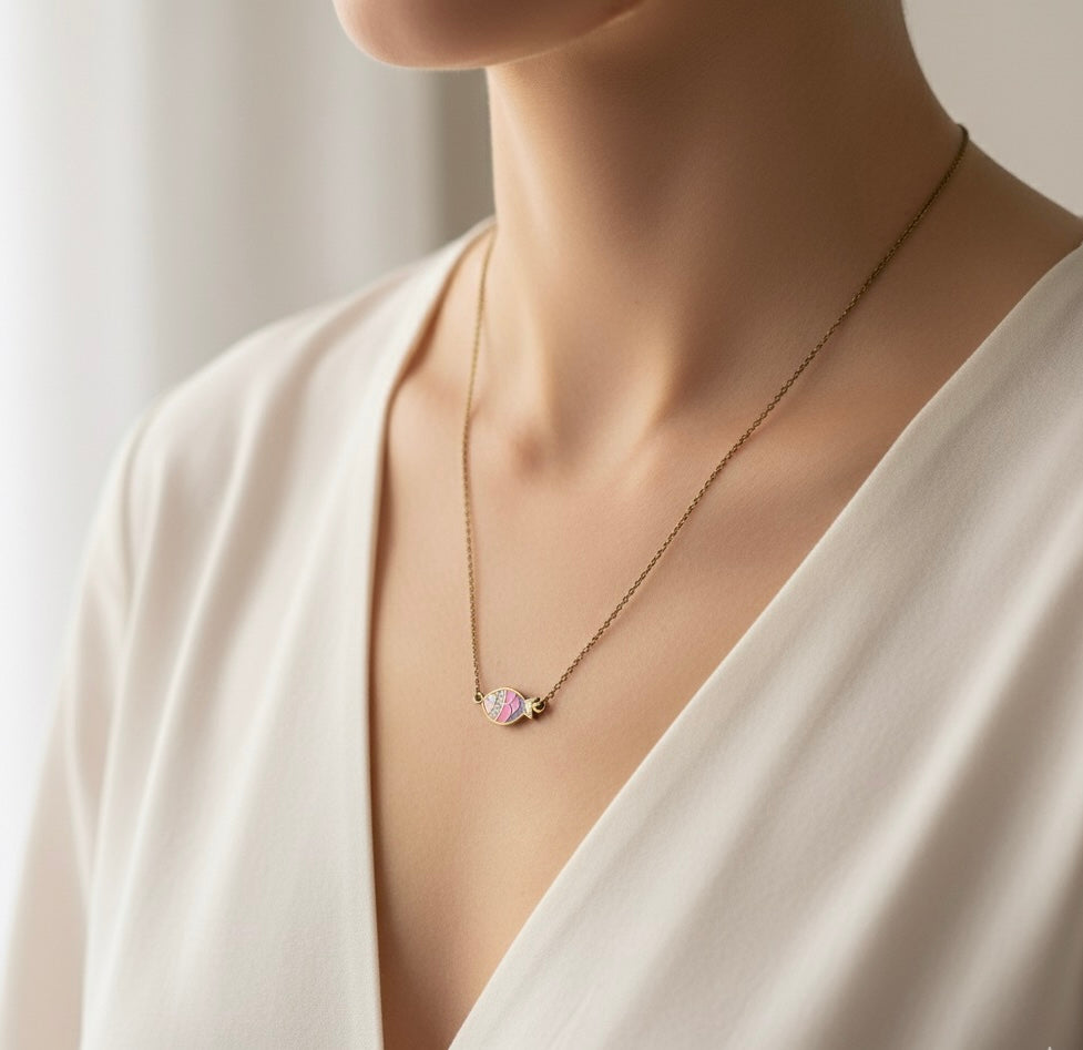 The Tropical Tide Necklace - Quirky Cute Beach Jewelry