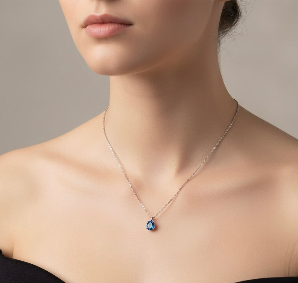 The Gleam of Calm - Timeless Elegant Necklace