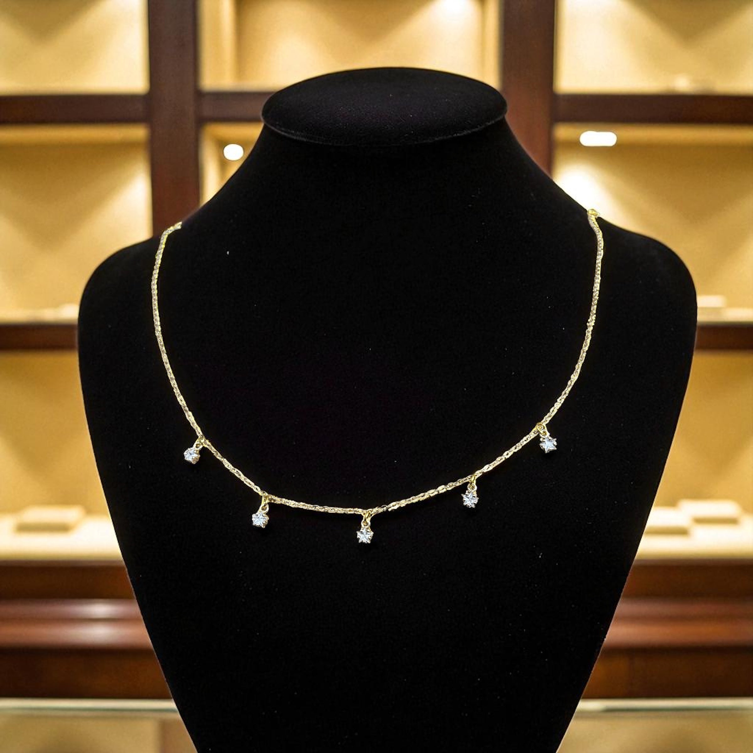The Starlit Chain - Minimal Necklace